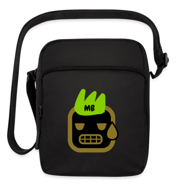 MB Prince Face Crossbody Bag - black