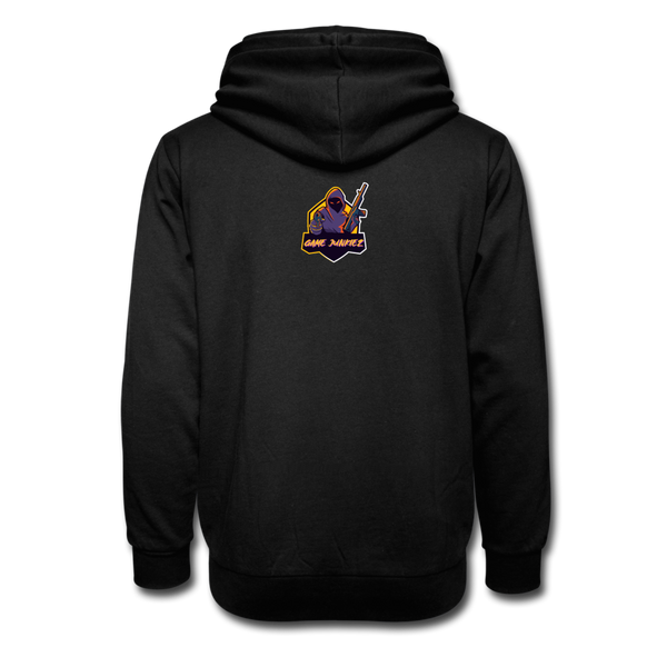 GOLD GAME JUNKIEZ SHAWL HOODIE - black