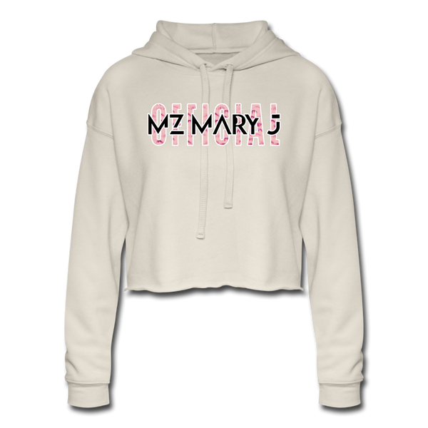 Official Mz Mary J Cropped Hoodie - dust