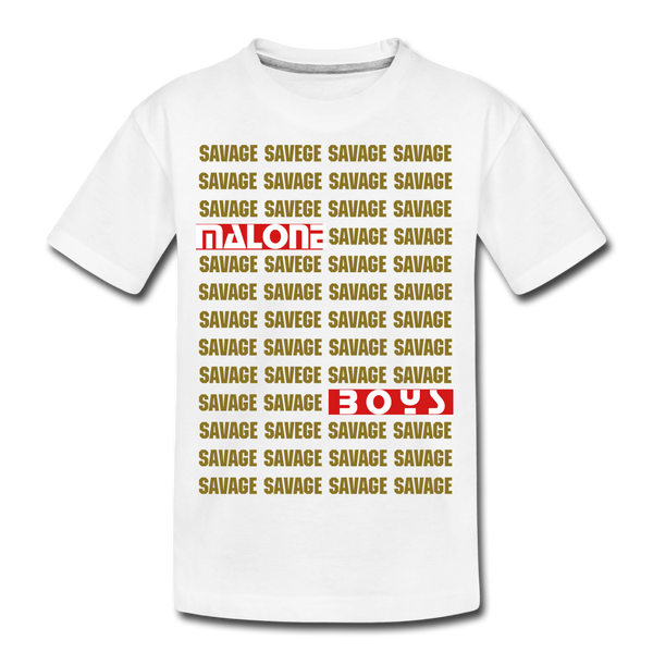 MB Savage Tee | White - white