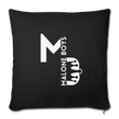 Malone Boys Pillow Cover | 18” x 18” - black