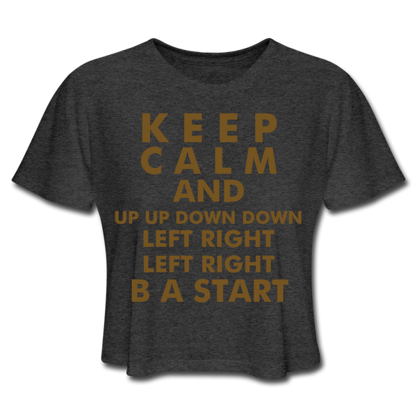 Keep Calm Tee | Black - deep heather