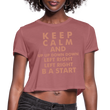 Keep Calm Tee | Pink - mauve