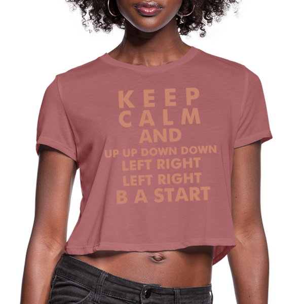 Keep Calm Tee | Pink - mauve