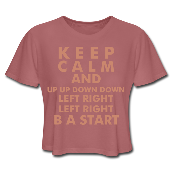 Keep Calm Tee | Pink - mauve