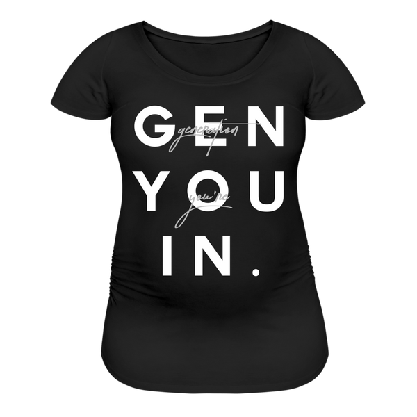 Genyouin Maternity T-Shirt - black