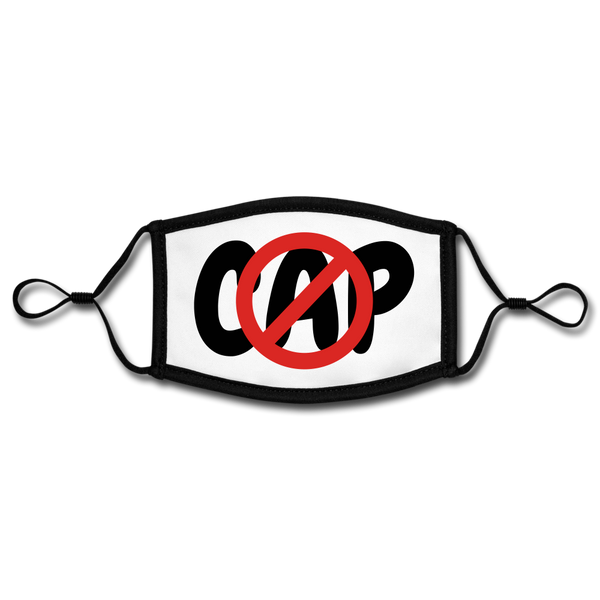 No Cap Mask (Small) - white/black