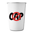 No Cap Stainless Steel Cup | 17 oz. - white