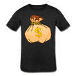 Money Bag Tee | Kids - heather black