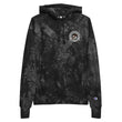 Unisex THC logo Champion tie-dye hoodie