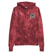 Unisex THC logo Champion tie-dye hoodie